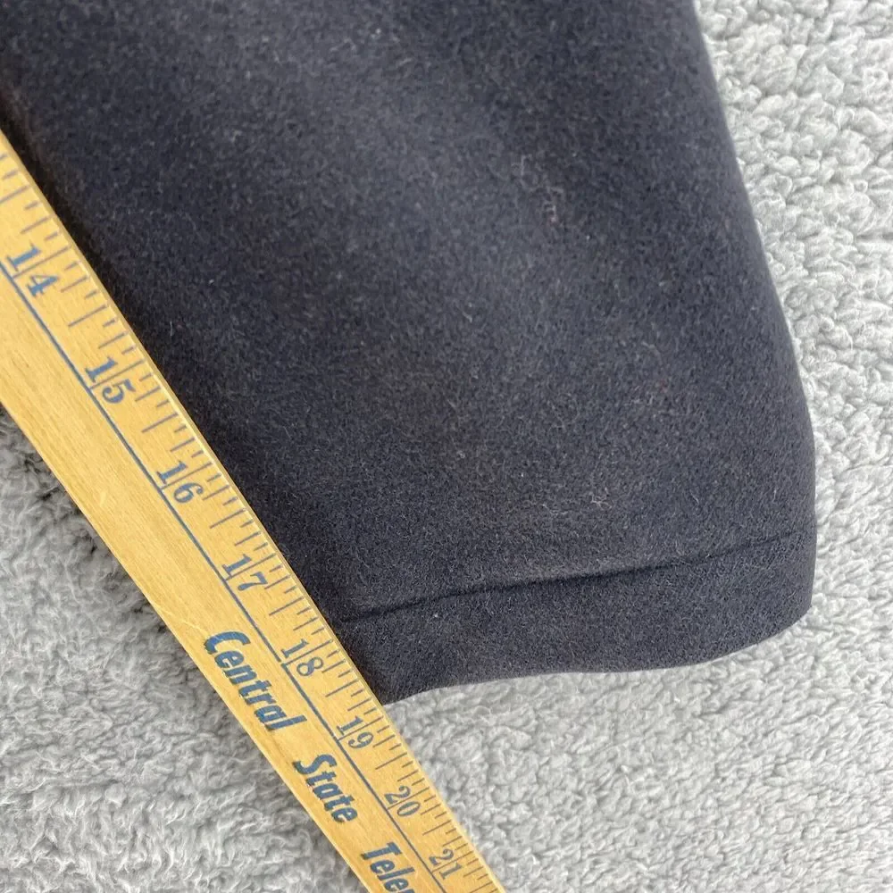 Hugo Boss Jacket Men's Size XL 44 Black Cashmere Wool Blend Button Blazer‎ Coat